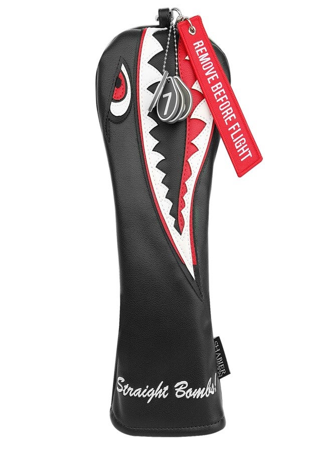 SHABIER New Flying Tiger Warshark Golf Headcover for Golf Club Available for Driver/Fairway/Hybird (Hybird Cover) - Image 1