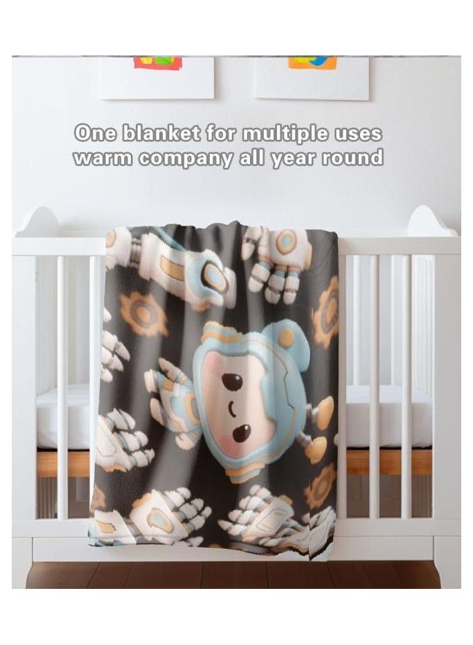 general Flannel thin blanket (warm and comfortable, suitable for sleep, gaming, dust removal and sandproof) 150cm*200cm - 440 - Image 5