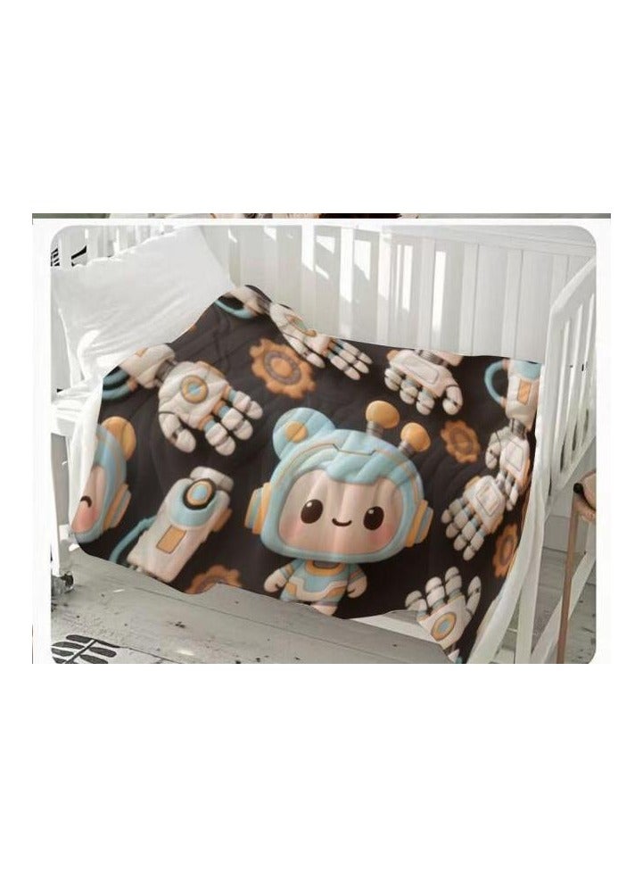 general Flannel thin blanket (warm and comfortable, suitable for sleep, gaming, dust removal and sandproof) 150cm*200cm - 440 - Image 3
