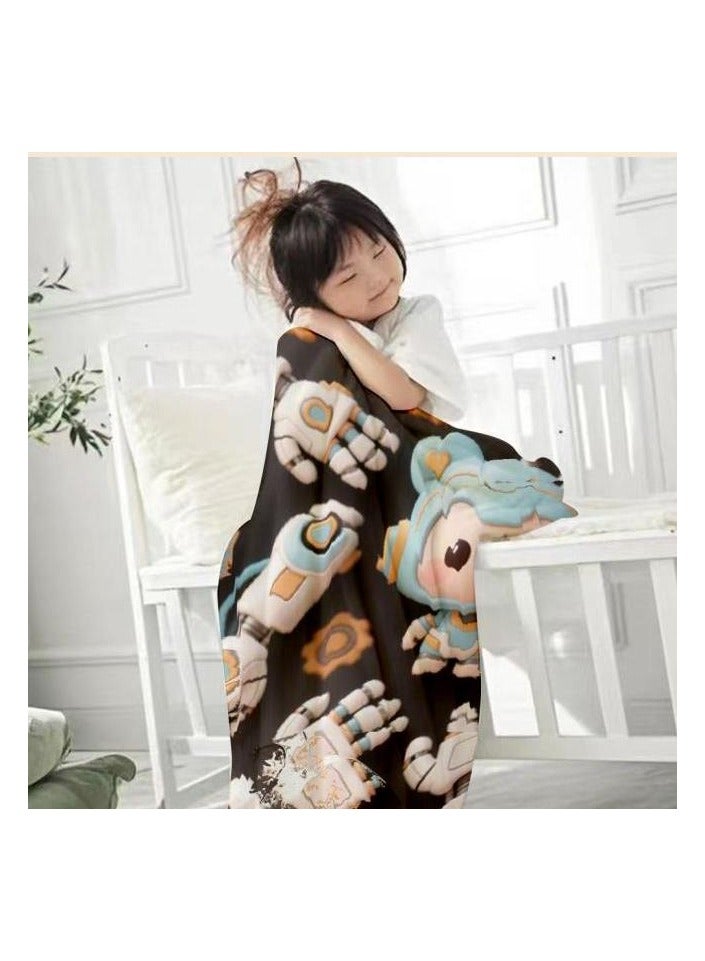 general Flannel thin blanket (warm and comfortable, suitable for sleep, gaming, dust removal and sandproof) 150cm*200cm - 440 - Image 4
