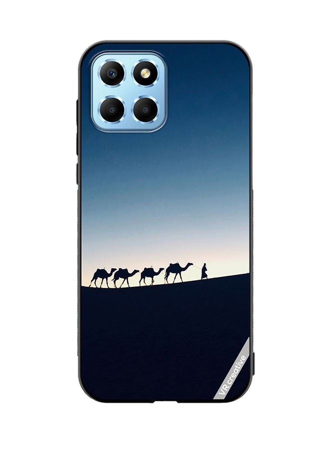 VR CREATIVE Protective Case Cover For Honor X8 5G Camel Walking Design Multicolour - Image 1