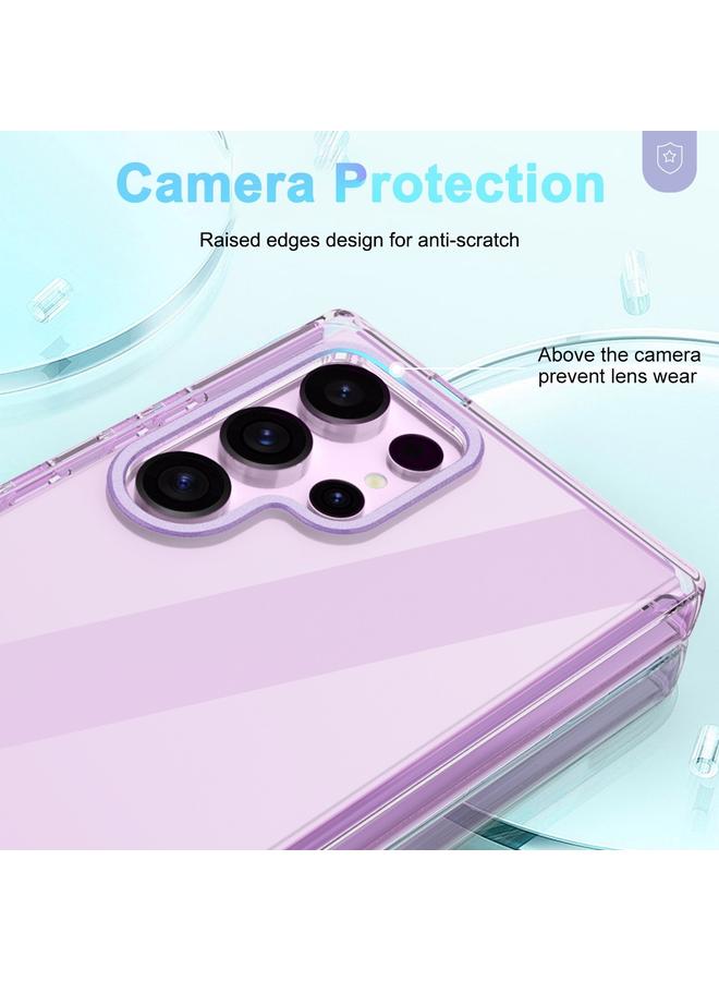 اس-توب جراب لهاتف Samsung Galaxy S24 Ultra 5G، جراب هاتف MagSafe مغناطيسي ملون من البولي كربونات + TPU - Image 4