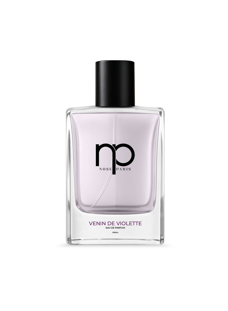Nose Paris Venin De Violette (Violet Venom) Unisex - Eau de Parfum, 50ml - Bold Spicy & Exotic Floral Scent - Image 1