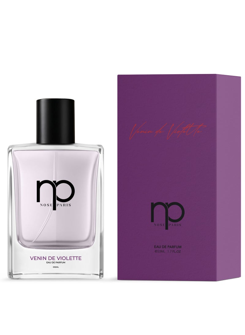 Nose Paris Venin De Violette (Violet Venom) Unisex - Eau de Parfum, 50ml - Bold Spicy & Exotic Floral Scent - Image 2