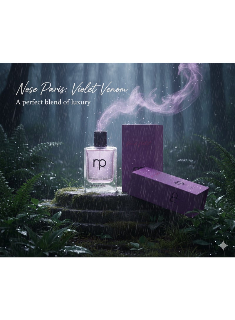 Nose Paris Venin De Violette (Violet Venom) Unisex - Eau de Parfum, 50ml - Bold Spicy & Exotic Floral Scent - Image 3