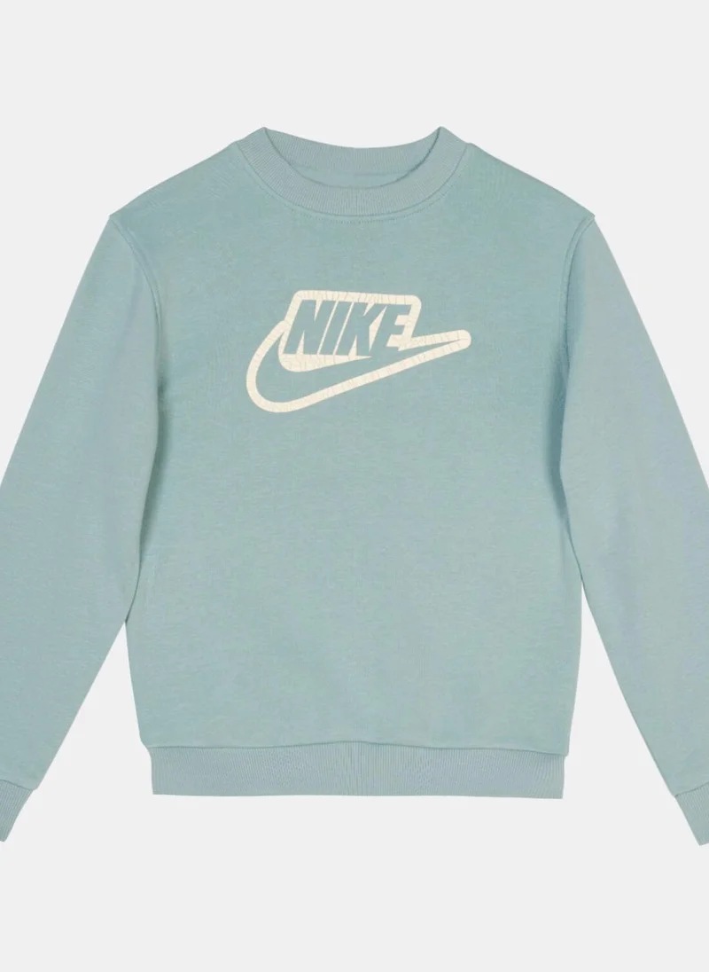 Nike Kids' Sportswear Club+ Crewneck Create Sweatshirt