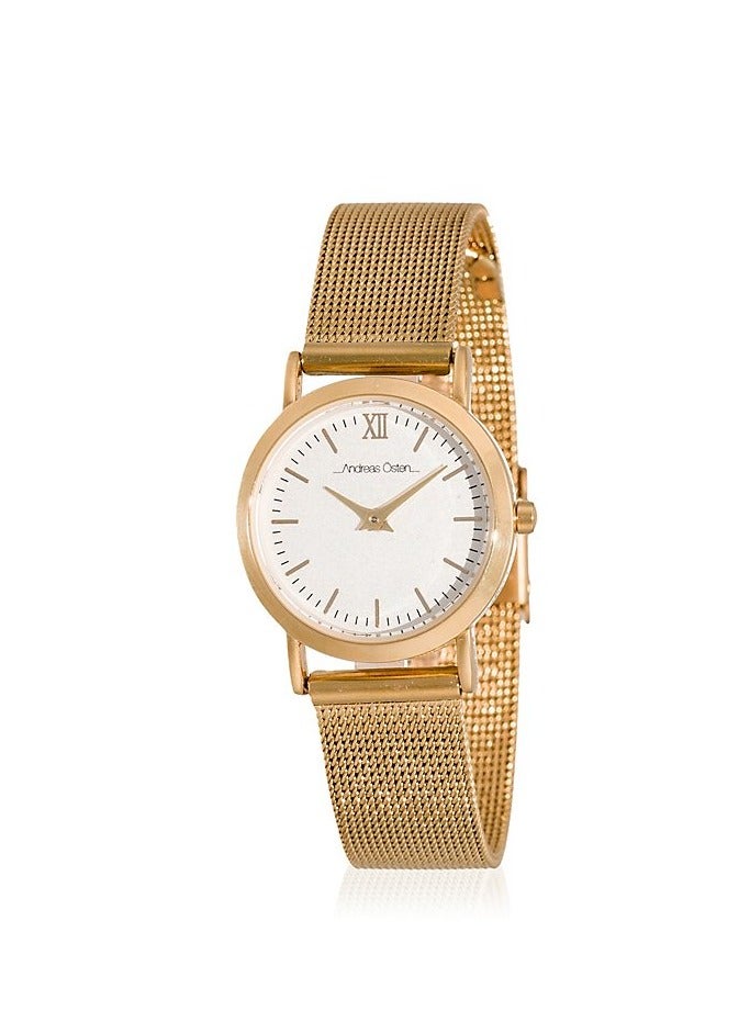 Andreas Osten Andreas Osten Ladies Analog Watch with Gold Mesh Strap , AO-202  - Image 1