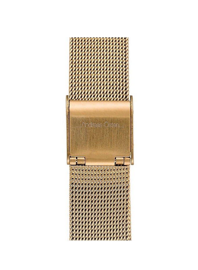Andreas Osten Andreas Osten Ladies Analog Watch with Gold Mesh Strap , AO-202  - Image 2
