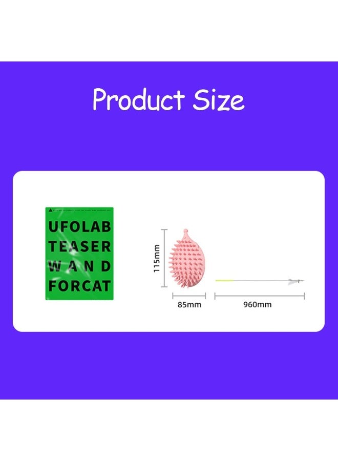 NeoStyle Cat Feather Toys, Cat Wand Toy with Powerful Suction Cup, Interactive Cat Toy Detachable Feather Replacements with Bell for Indoor Cats - Image 5