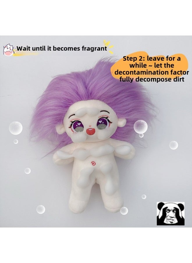 Generic - Cotton Doll Cleaner Blush Doll Coat Cleaning Solution Foam Spray Plush Toy Cloth Dry Cleaning Hair Care Solution-Color:Cotton Doll Three-color Blush + Free Brush - Image 1