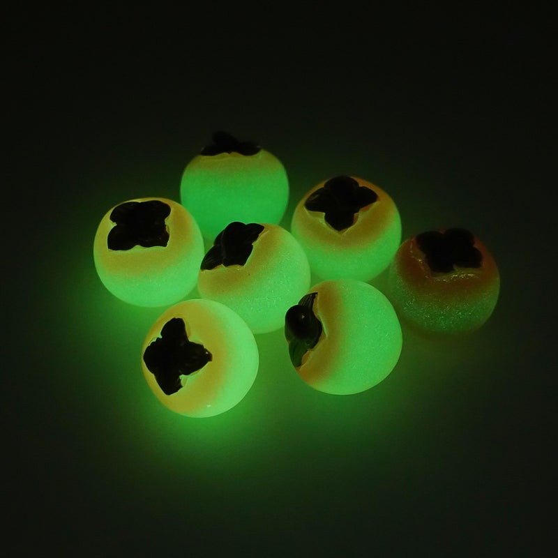 Creative Glow Persimmon Mini DIY Ornament Accessory for Car Desktop - Image 5