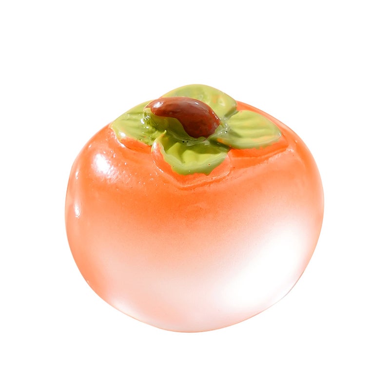 Creative Glow Persimmon Mini DIY Ornament Accessory for Car Desktop - Image 1