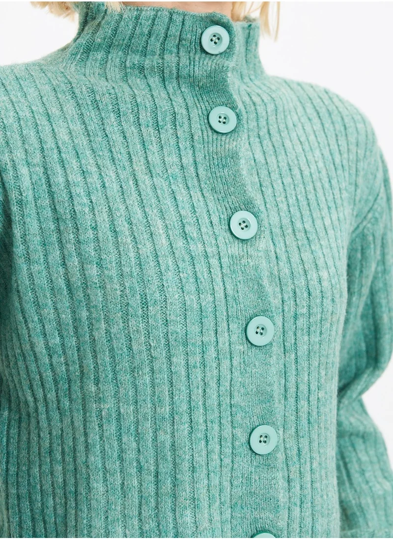 trendyol Button Down Knitted Cardigan