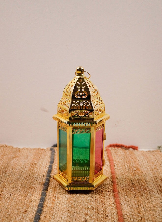 Ramadan Decoration - Gold And Purble Lantern - Image 2