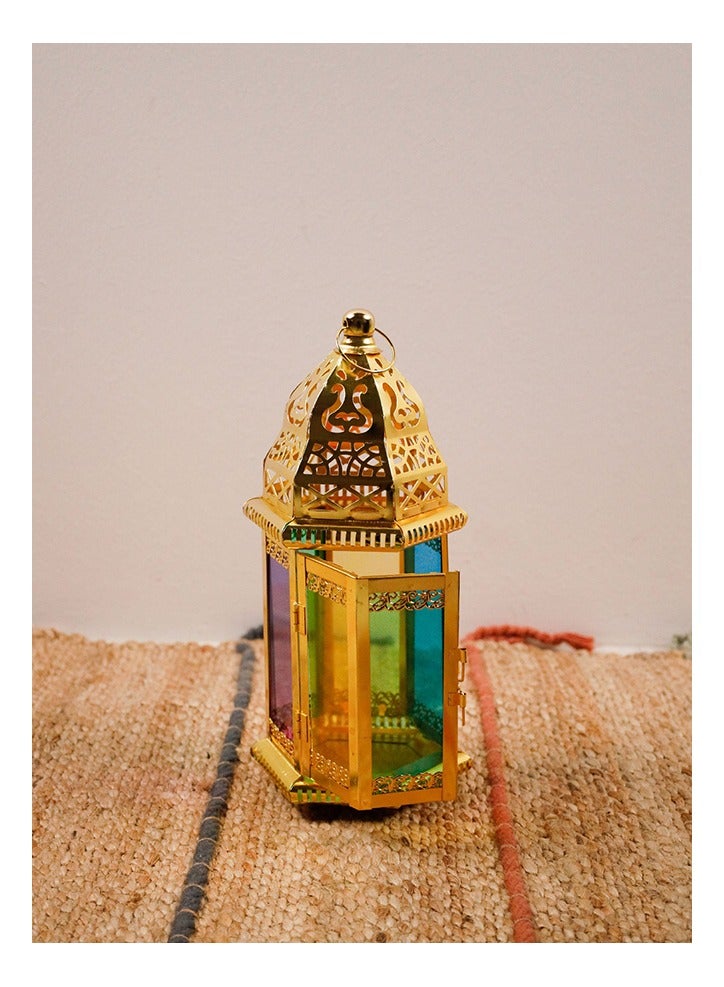 Ramadan Decoration - Gold And Purble Lantern - Image 3