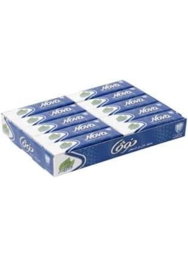 Nova Peppermint Gum, Pack of 6 | Refreshing Mint Flavor Chewing Gum for Long-Lasting Fresh Breath - Image 3