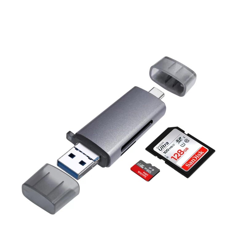 Multi-Function Card Reader – USB 3.0, SD/TF, for Laptop, PC, Plug and Play, 1 Piece
