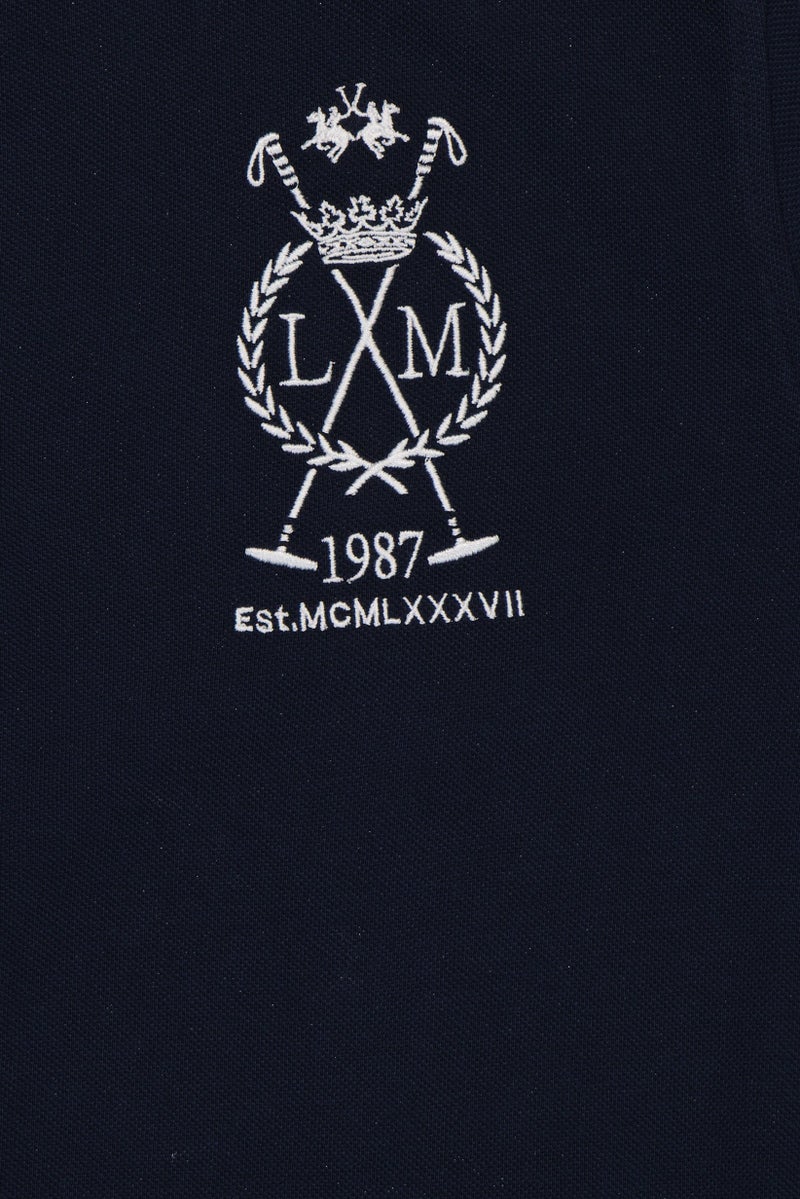 La Martina Men Regular Fit Embroidered Logo Long Sleeve Casual Shirt, Navy Blue - Image 5