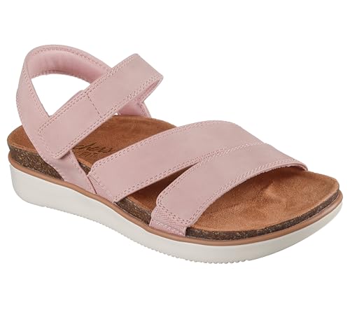 Skechers Women's LIFTED COMFORT flatform sandal, Blush 8 M - Image 3