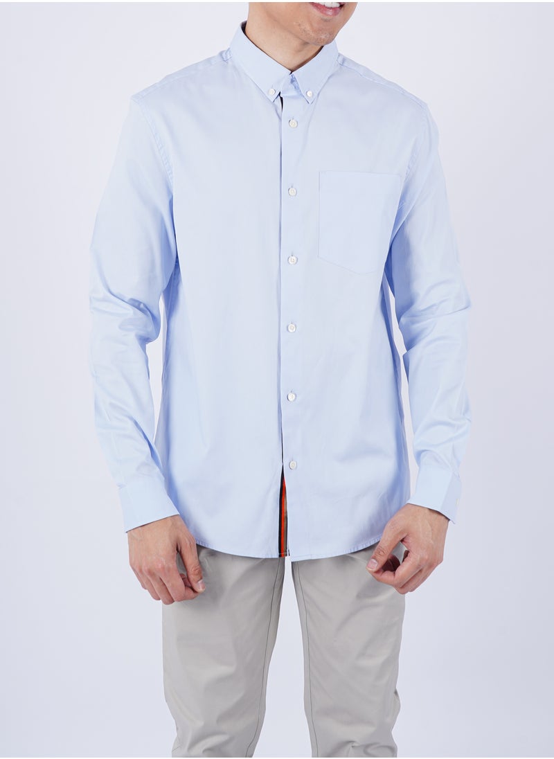 JACK & JONES - Men’s Ruben Button Down Chest Pocket in Sky - Image 1