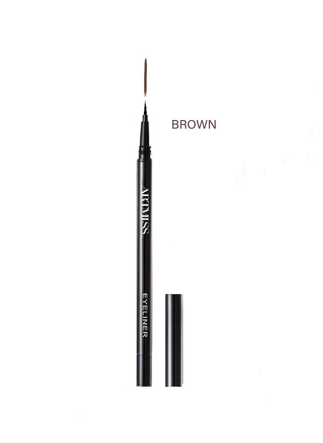 ARTMISS Color Locked Waterpoof Liquid Eyeliner 02#--BROWN  - Image 1