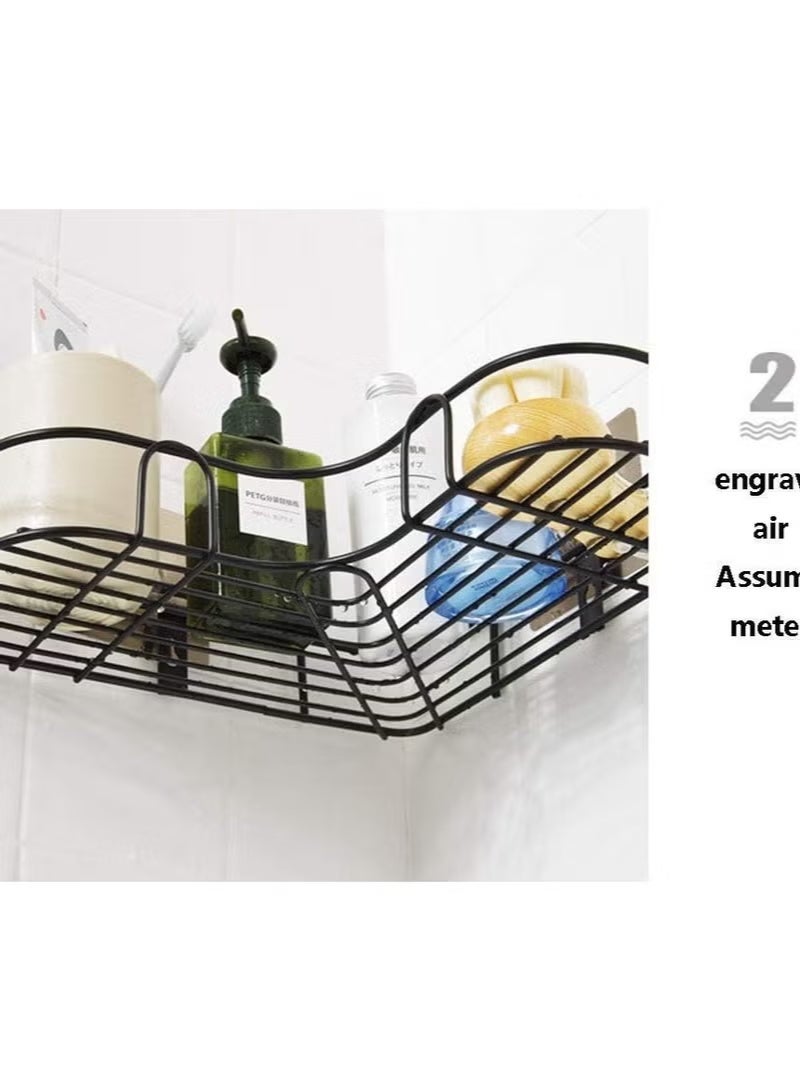 رف تخزين معدني للحمام أو زاوية المطبخ - Image 2