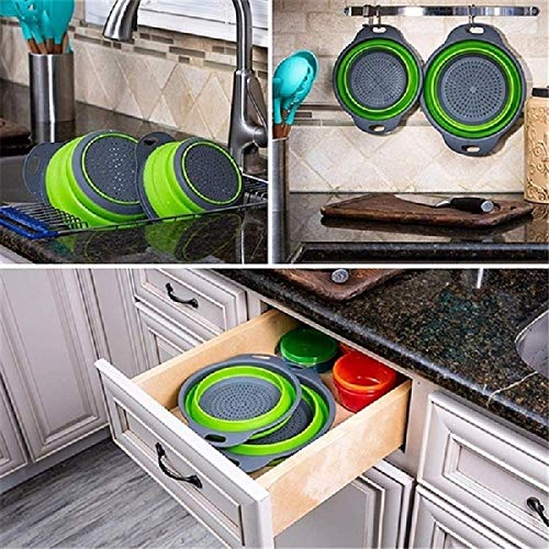 Naivete Silicone Colander Perfect for Draining(Multi Color,2 Pc) - Image 5