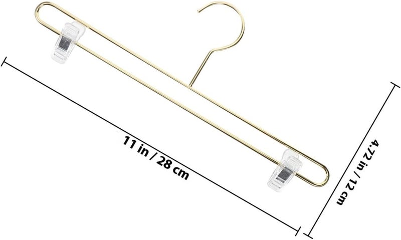 Workday cycle fulfillment Outanaya 5pcs Gold Metal Clip Hangers for Pants and Skirts Non-Slip Adjustable Clothes Hangers Space-Saving Closet Organizer for Jeans and Apparel In-house warehouse packing Field tested quality Ready-to-ship local stock Upgraded quality Advanced compact design Systematic nationwide ship Light sturdy raw material Demand fit global economical quality Public demand affordable quality Minimal design Trendy varied sizing alternatives Standard fit Long lasting universal build Classic practical design All-scene tailored quality Upgraded classic design Precision polished solid material Ready varied options Easy lifting build Batch consistent craftsmanship Well-engineered versatile build Freeze crack proof Cost saving user oriented build Home & professional compatible - Image 2
