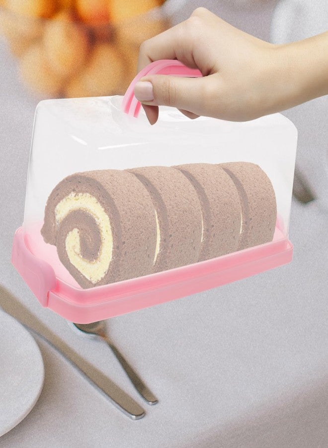 BESTOYARD Portable Bread Box Clear Cake Storage Container Loaf Cake Keeper for Home Bakery Outdoor Parties Easy to Clean and Food Safe 14.17X6.29X5.11 Inches - Image 5