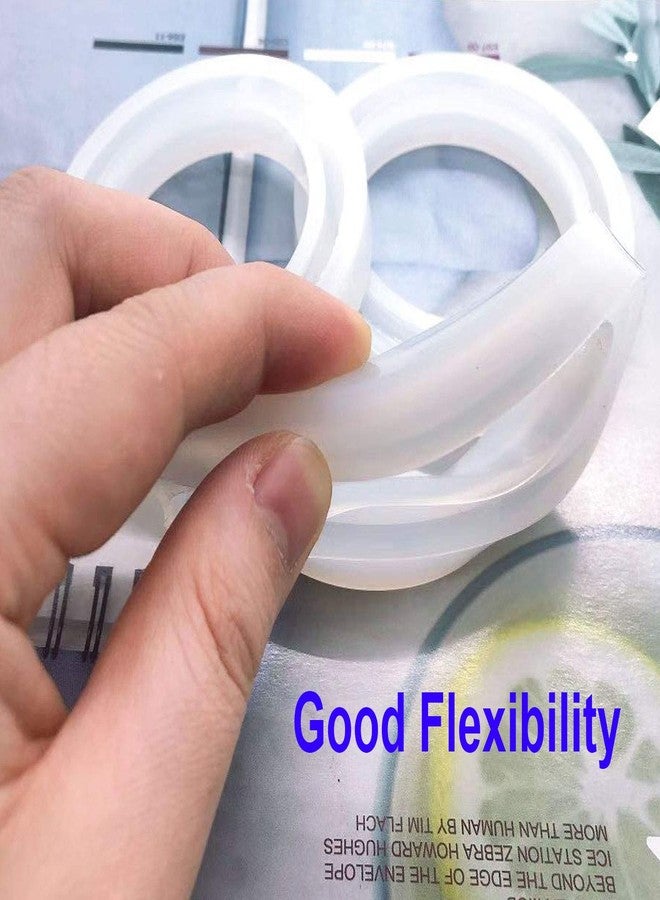 Luckkyme 12 Pieces DIY Craft Making Silicone Ring and Bangle Mold Jewelry Pendant Rings Resin Casting Circle Mould, 4 Types - Image 3
