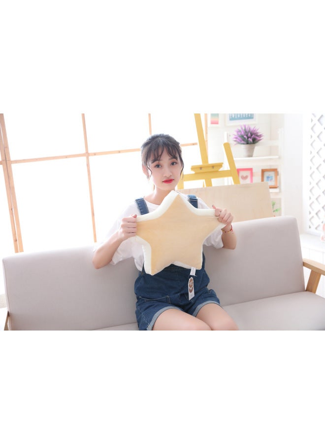 Nordic Ins Style Pillow Japanese Bedside Rainbow Cloud Cushion Internet Celebrity Bedroom Layout Backrest Girl Heart Pillow-Color:Pink Rainbow  - Image 4