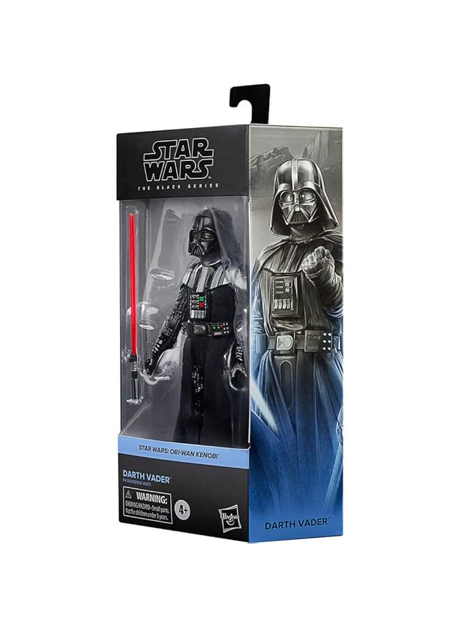 ستار ورز لعبة دارث فيدر من السلسلة السوداء بمقياس 6 بوصات: ألعاب شخصيات أوبي وان كينوبي القابلة للتحصيل للأطفال من سن 4 سنوات فما فوق - Image 5