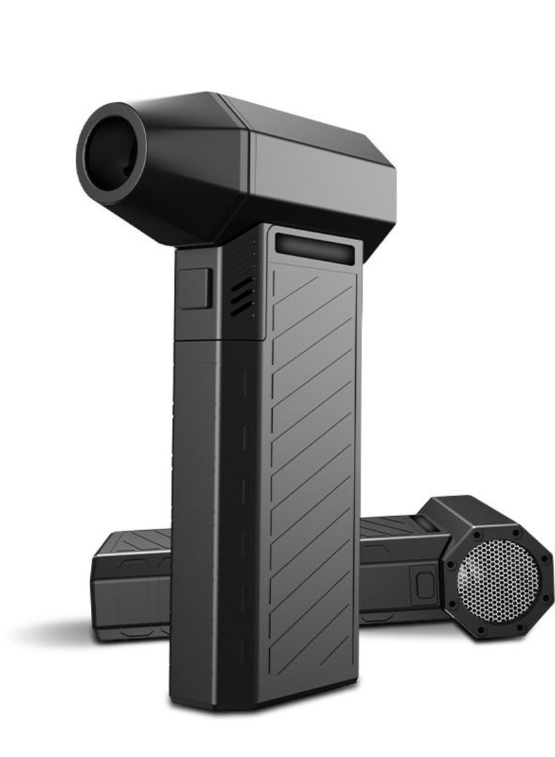 Booster Electric Air Blower Gun & Small Hand Fan with Turbo Blades, Super Power AirDuster, Portable Turbo Violent Mini Jet Fan - Image 1