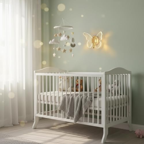 BrightLyt Butterfly Design Wall Lights for Home Decoration, Wall Lamps for Living Room/Kids Room, Bathroom Mirror Side Lamps, Led Wall Lamps for Restaurants/Cafe (3 in 1 Natural, Cool and Warm) - Image 3