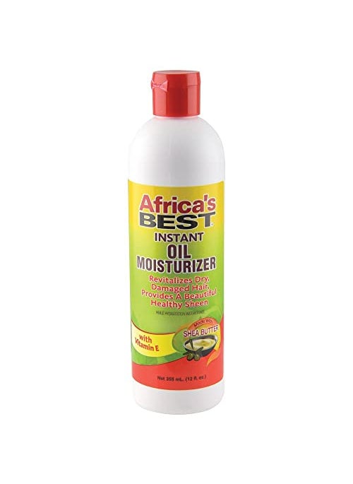 Africa's BEST Africa's Best Instant Oil Moisturizer, 12 Ounce, Green 