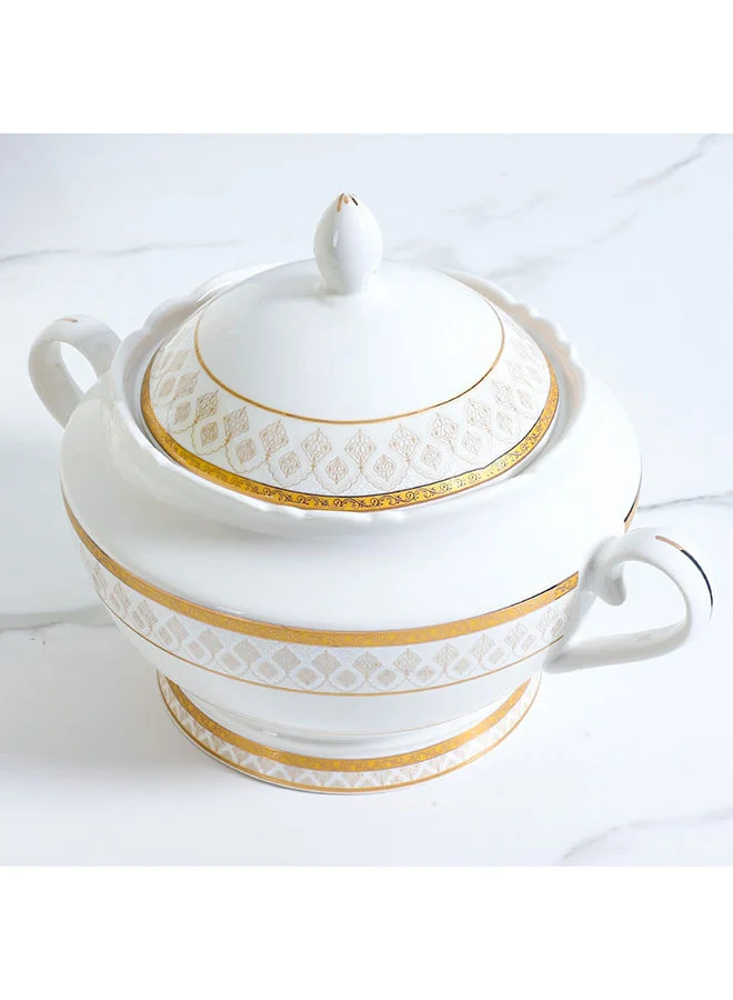 DANUBE HOME 49-Piece Caroline Dinnerware Set