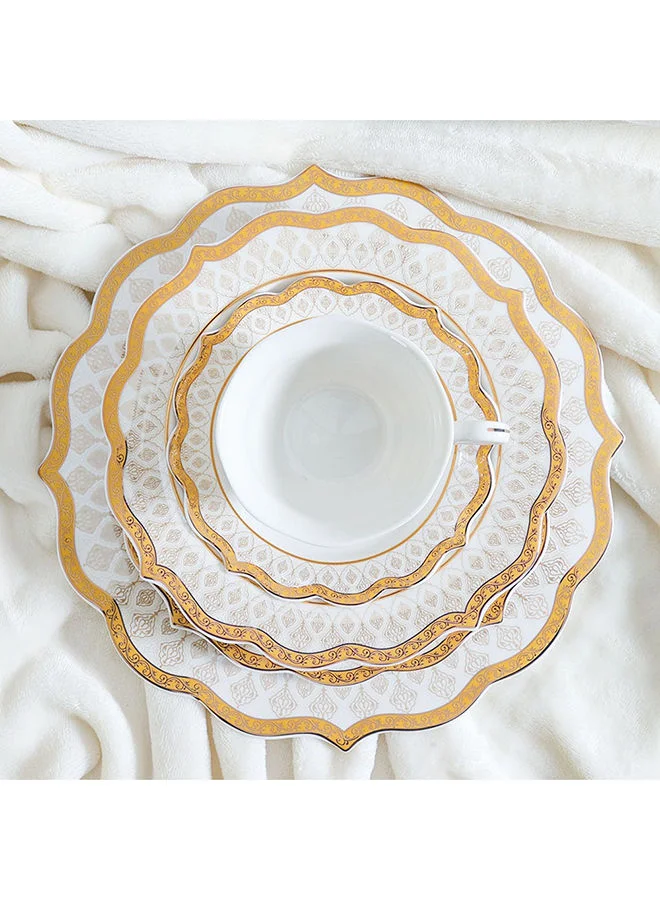 DANUBE HOME 49-Piece Caroline Dinnerware Set