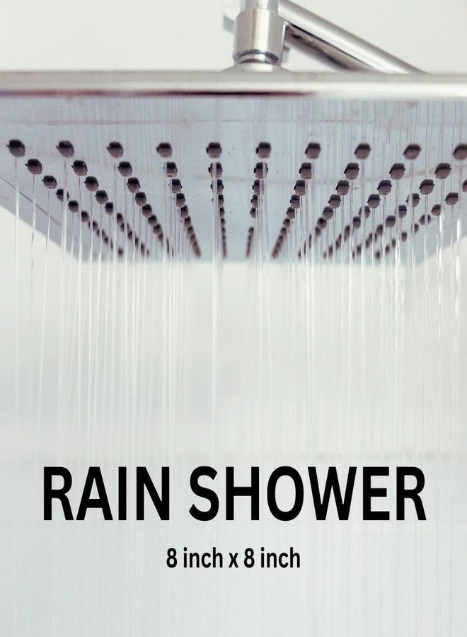 SAMANEA RS88-18SA Rain Shower head with Shower arm and flange (ABS, Chrome, Brass, Pack of 1) - Image 2