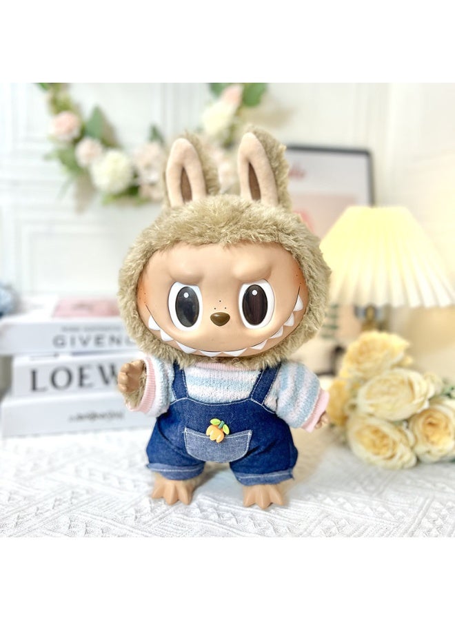 38cm Plush Doll Outfit for Labbubou