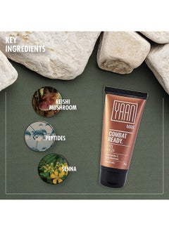 Yaan Man YAAN MAN Combact Facewash with Senna, Peptides and Reishi Mushroom for Women and Men, Gentle Cleanser for all Skin Type Brightens Skin for Fresher and Healthier Appearance Remove Dirt and Oil 2.9 Oz  - Image 3