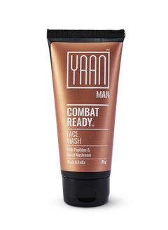 Yaan Man YAAN MAN Combact Facewash with Senna, Peptides and Reishi Mushroom for Women and Men, Gentle Cleanser for all Skin Type Brightens Skin for Fresher and Healthier Appearance Remove Dirt and Oil 2.9 Oz  - Image 1