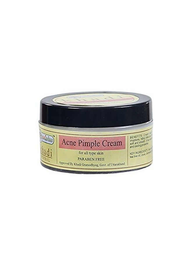 KHADI RISHIKESH Herbal Acne Pimple Cream Combo Set Pack Of 2 X 50 Gm (100Gm) - Image 3