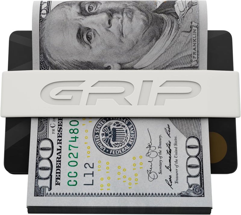 Grip Money Bands (Pack of 3) - WHITE - Premium Silicone Band for Cash & Cards - Slim & Durable Design - Image 4