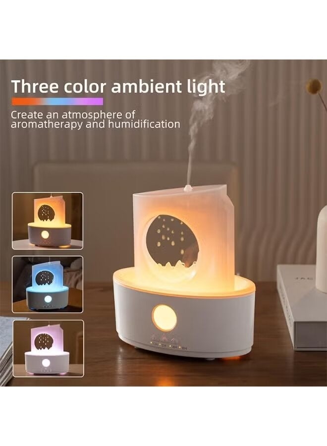 Humidifier & Essential Oil Diffuser – Cool Mist Aromatherapy for Room, Bedroom, Office, Stress Relief, Sleep, Meditation, LED Mood Lighting, Quiet Operation, Compact Design - Image 2