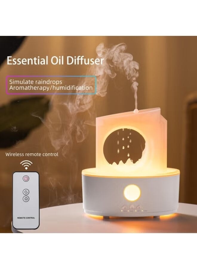Humidifier & Essential Oil Diffuser – Cool Mist Aromatherapy for Room, Bedroom, Office, Stress Relief, Sleep, Meditation, LED Mood Lighting, Quiet Operation, Compact Design - Image 3