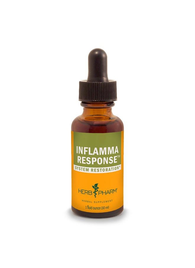 HERB PHARM Inflamma Response Liquid Herbal Formula with Turmeric Liquid Extract, 1 Fl Oz  - Image 1