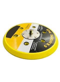 ADAWAT ADAWAT New Dual Action Random Orbital Sanding pad Pack of 1 air sanding pad for Pneumatic Sander Wood Polisher 6 INCH  - Image 1