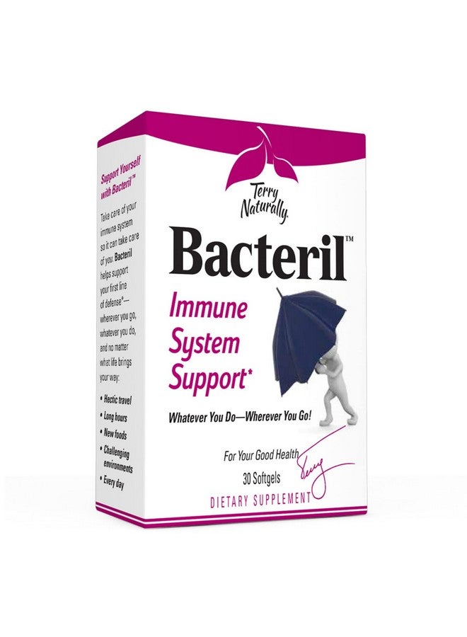 Terry Naturally Bacteril 30 Softgels Immune System Support Supplement Promotes Healthy Bacterial Balance Intestinal Health Nongmo Glutenfree 30 Servings - Image 2