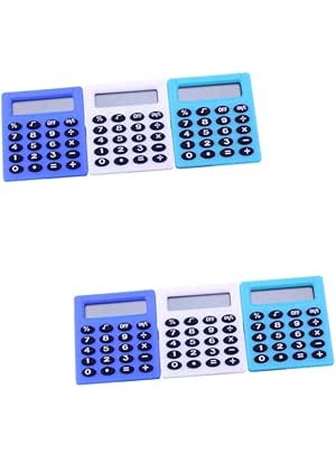 Cute Aesthetic Mini Calculator Set 2 Pack Portable Lightweight For School Students Adults - Image 1