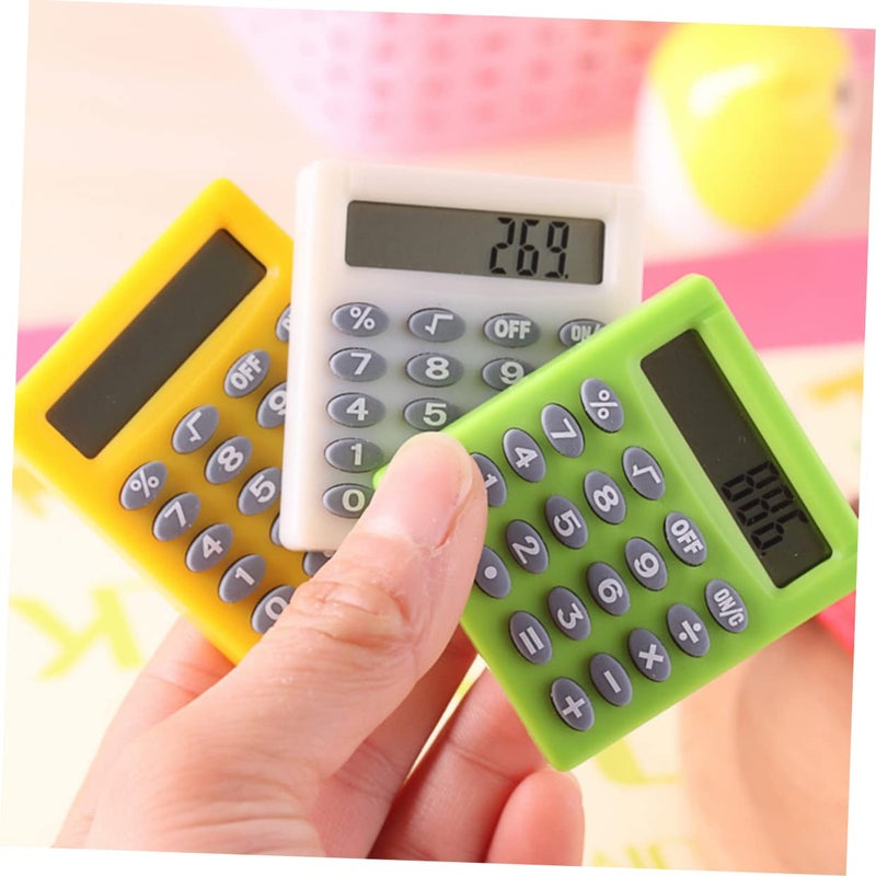 Cute Aesthetic Mini Calculator Set 2 Pack Portable Lightweight For School Students Adults - Image 5
